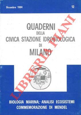 AA.VV. - - Biologia marina, analisi ecosistemi, commemorazione di Mendel.