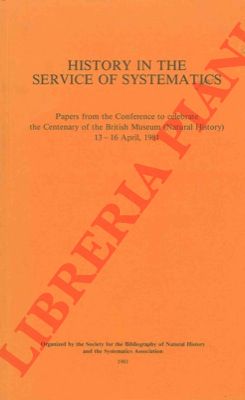 - - History in the service of systematics. 