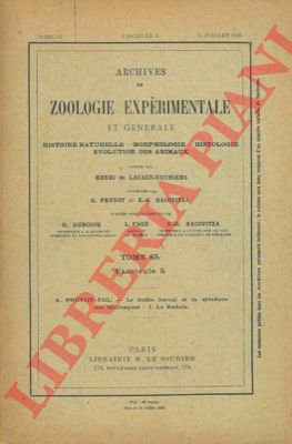 PRUVOT-FOL A. - - Le bulbe buccal et la symtrie des mollusques. I. La radula.