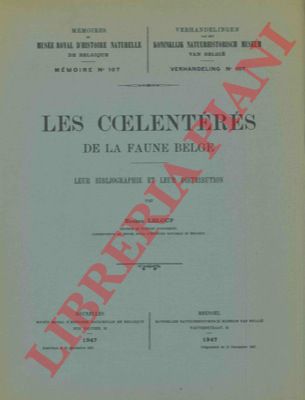 LELOUP Eugne - - Les Coelentrs de la faune Belge. Leur bibliographie et leur distribution.