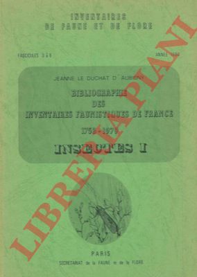DUCHAT d'AUBIGNY Jeanne Le - - Insectes I.