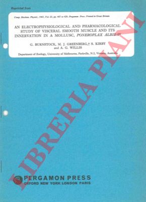 BURNSTOCK G. - GREENBERG M.J. - KIRBY S. - WILLIS A.G. - - An electrophysiological and pharmacological study of visceral smooth muscle and its innervation in a mollusc, Poneroplax albida.