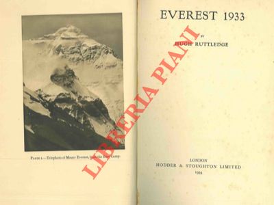 RUTTLEDGE Hugh - - Everest 1933.