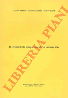 CHEMINI C. - DACCORDI M. - MASON F. - - Il sorprendente comportamento di Atherix ibis.