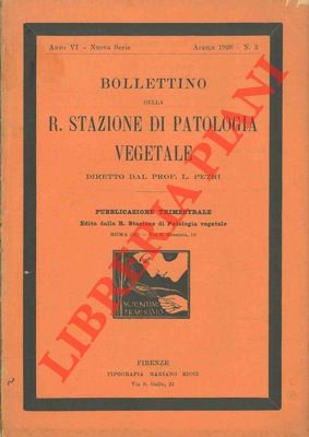 PETRI L(ionello) - - Ricerche sulle cause del disseccamento dei limoni in Provincia di Messina.