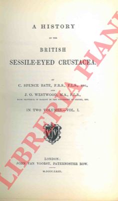 BATE C. Spence & WESTWOOD J.O. - - A history of the british sessile-eyed crustacea. 