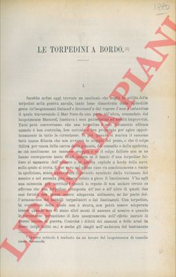 SCESNOVITZ - - Le torpedini a bordo.