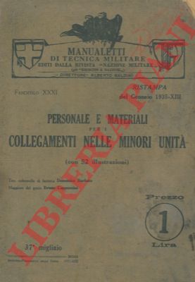 BARBATO Domenico - CAPPUCCINI Bruno - - Personale e materiali per i collegamenti nelle minori unit.