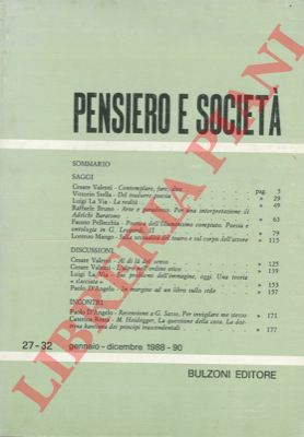 - - Pensiero e societ. Rivista semestrale di cultura filosofica e scienze sociali.