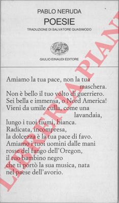 NERUDA Pablo - - Poesie.