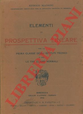 MADONI Enrico - - Elementi di prospettiva lineare.