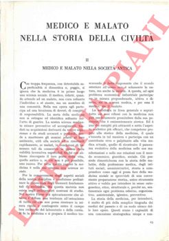 - - Medico e malato nella storia della civilt.
