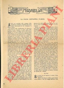 SCARLATTI Americo - - La falsa Giovanna D'Arco.