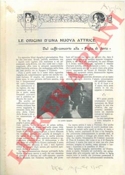 MANCA Stanis - - Le origini d'una nuova attrice. Dal caff-concerto alla 