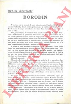 - - Medici musicisti. Borodin.
