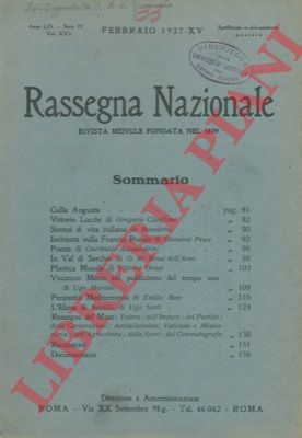 - - Rassegna Nazionale.