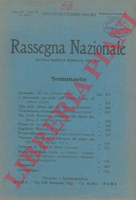 - - Rassegna Nazionale.