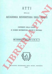SACCHETTI Alfredo - - Contrapunctus taxologico fra dimensioni e forma. Una realt ed una prospettiva epistemologica.
