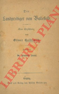 GOLDSMITH Oliver - - Der Landprediger von Wakefield.