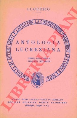 LUCREZIO - - Antologia lucreziana.