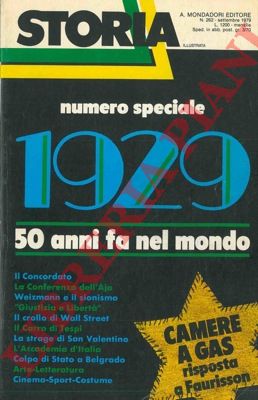 - - 1929. 50 anni fa nel mondo.