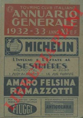 TCI - - Annuario generale 1932/33.
