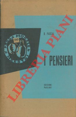 PASCAL Blaise - - I pensieri.