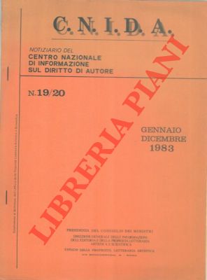CNIDA - - Notiziario del Centro Nazionale di Informazione sul Diritto d'Autore. 