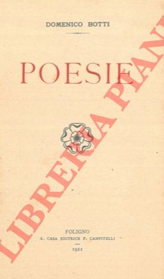 BOTTI Domenico - - Poesie.