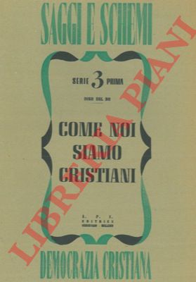 DEL BO Dino - - Come noi siamo cristiani.