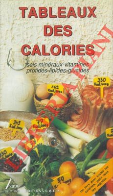 NOEL Anne - - Tableaux des calories.