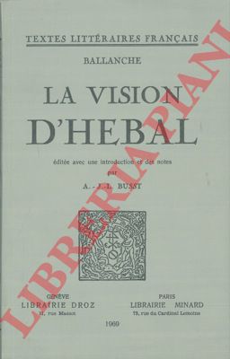 BALLANCHE - - La vision d'Hebal.