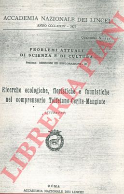 CHIAVETTA Mario - - Ricerche sugli uccelli rapaci del comprensorio Tolfetano-Cerite.