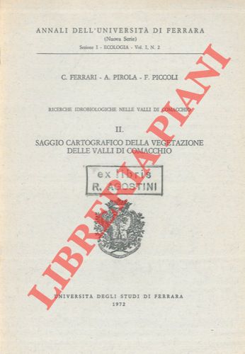 FERRARI C. e t aa. - - Saggio cartografico della vegetazione delle valli di Comacchio.