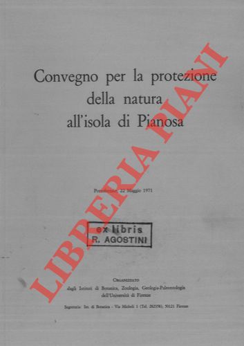 - - Convegno per la protezione della natura all'isola di Pianosa.