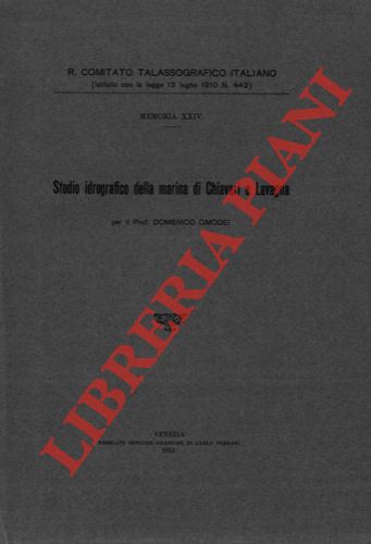 OMODEI Domenico - - Studio idrografico della marina di Chiavari e Lavagna.