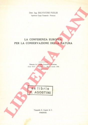 PUGLISI Salvatore - - La conferenza europea per la conservazione della natura.