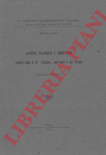 GRANATA Leopoldo - - Alciopidi, Fillodocidi e Temopteridi raccolti dalla R.N. 