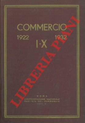 - - Commercio 1922-I - 1932-X