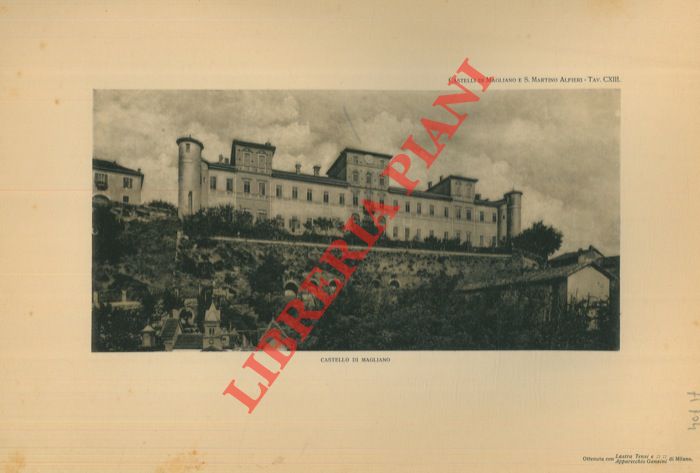 (CICALA Vittorio) - - Castelli di Magliano e S. Martino Alfieri.