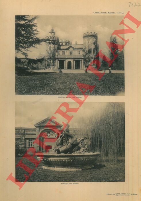(CICALA Vittorio) - - Castello della Mandria.