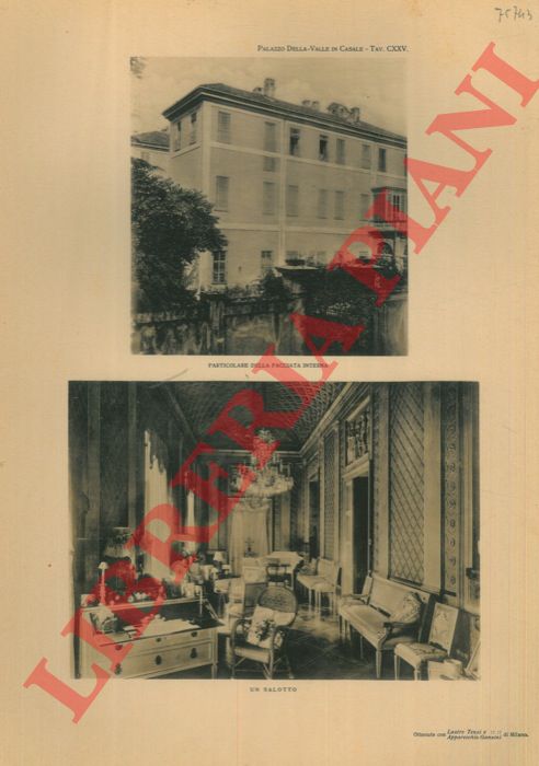 (CICALA Vittorio) - - Palazzo della Valle in Casale.