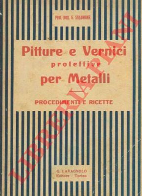 SALOMONE G. - - Pitture e vernici protettive (per metalli).