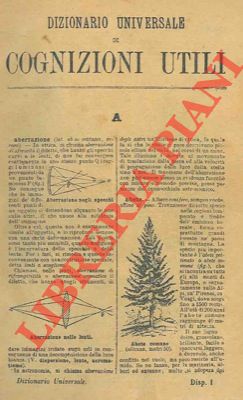 TESTA Cesario - - Dizionario universale illustrato di cognizioni utili compilato sulle migliori pubblicazioni congeneri.