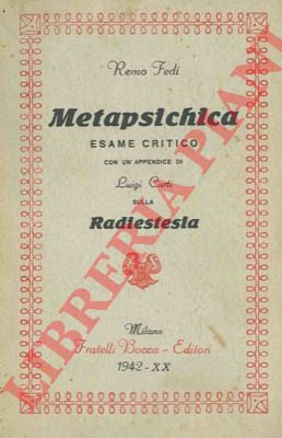 FEDI Remo - - Metapsichica.
