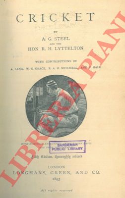 STEEL A. G. - LYTTELTON R. H. - - Cricket