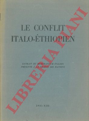 - - Le conflit italo-thiopien.