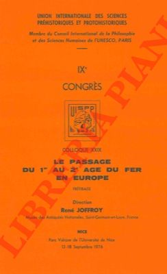 JOFFROY Ren - - Le passage du 1a au 2a age du fer en Europe.