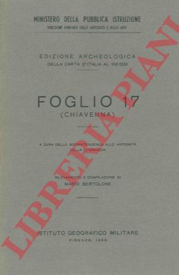 BERTOLONE Mario - - Chiavenna (Foglio 17).