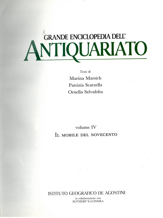 AA.VV. - - Grande enciclopedia dell'antiquariato.